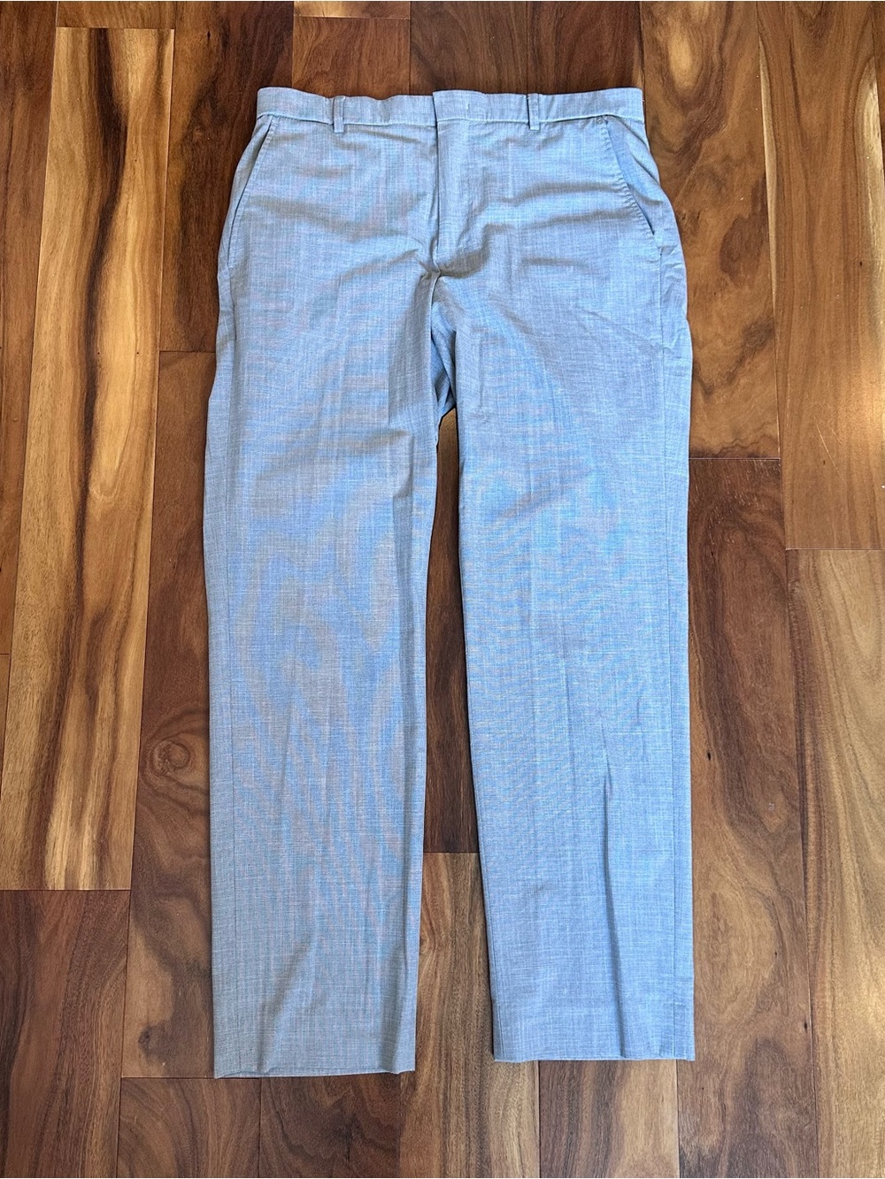 Jos. A. Bank Men's Light Grey Slim Fit Comfort Stretch Dress Pants